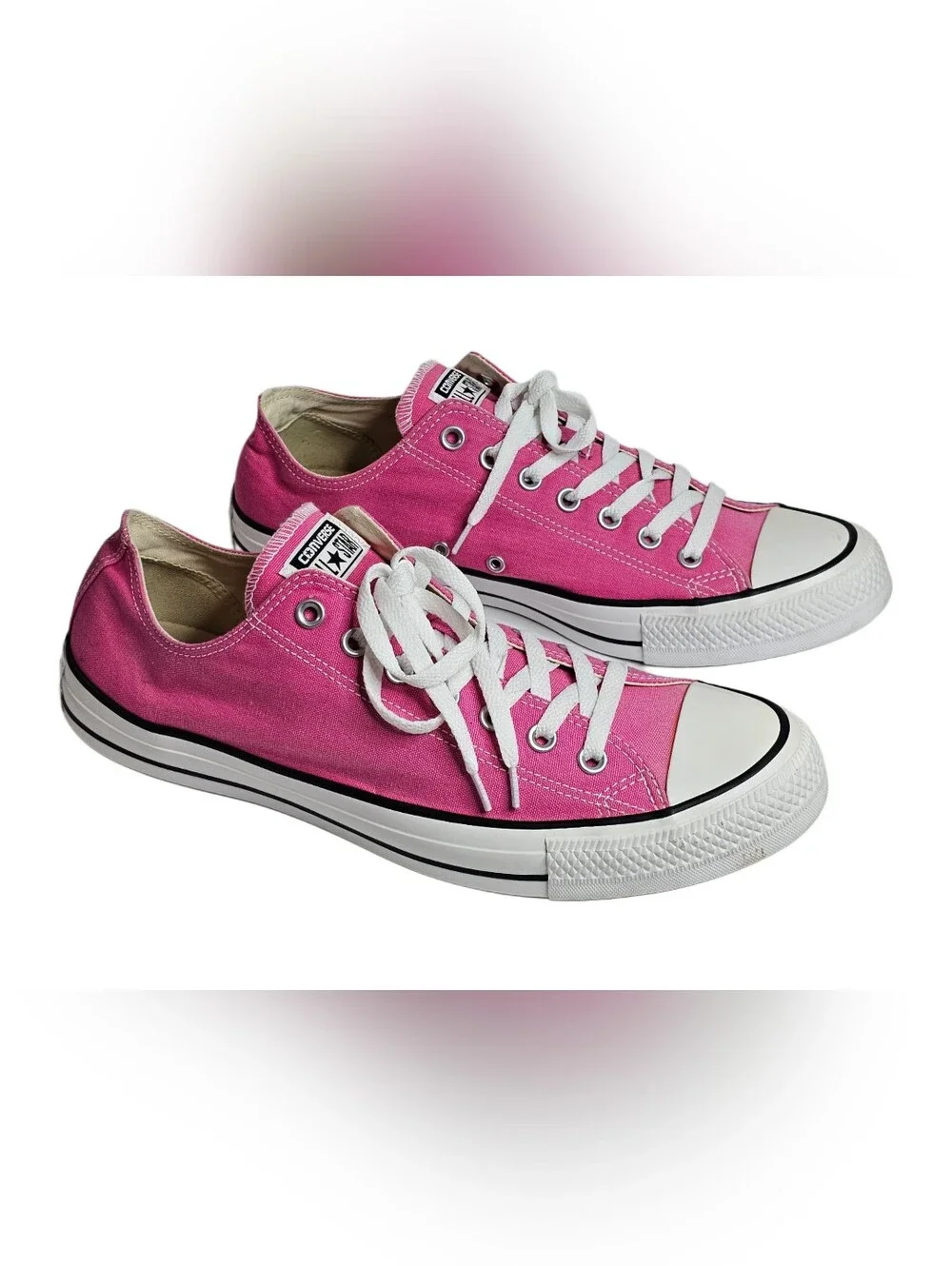 Converse Chuck Taylor All Star Low Pink Paper Shoes 147141F Men's 12, Women's 14